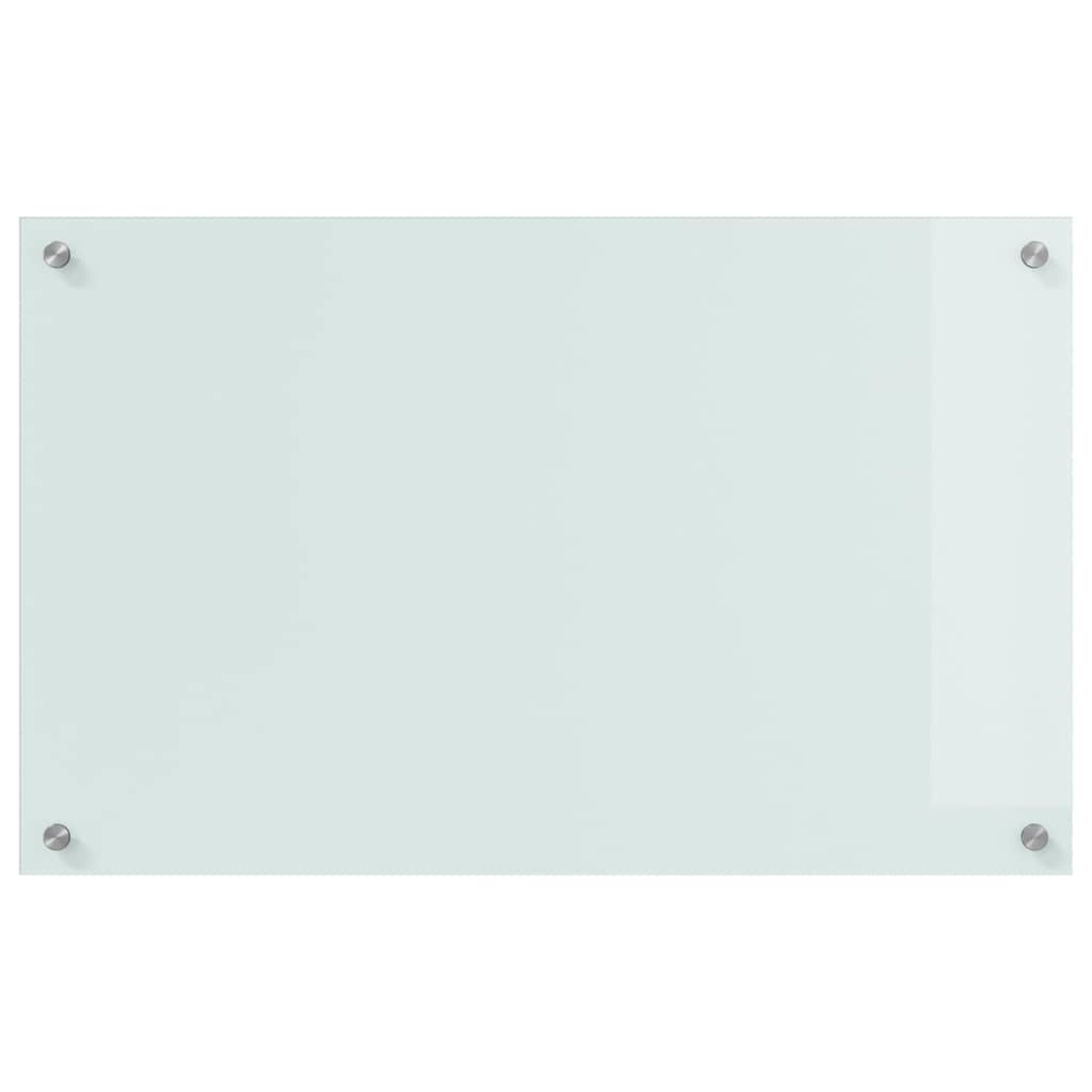 Πίσω Πάνελ Κουζίνας 2 pcs Λευκό 80 x 50 cm σκληρυμένο γυαλί