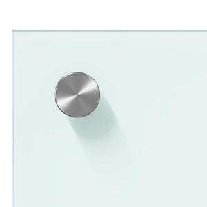Πίσω Πάνελ Κουζίνας 2 pcs Λευκό 80 x 60 cm σκληρυμένο γυαλί - Pakobazaar
