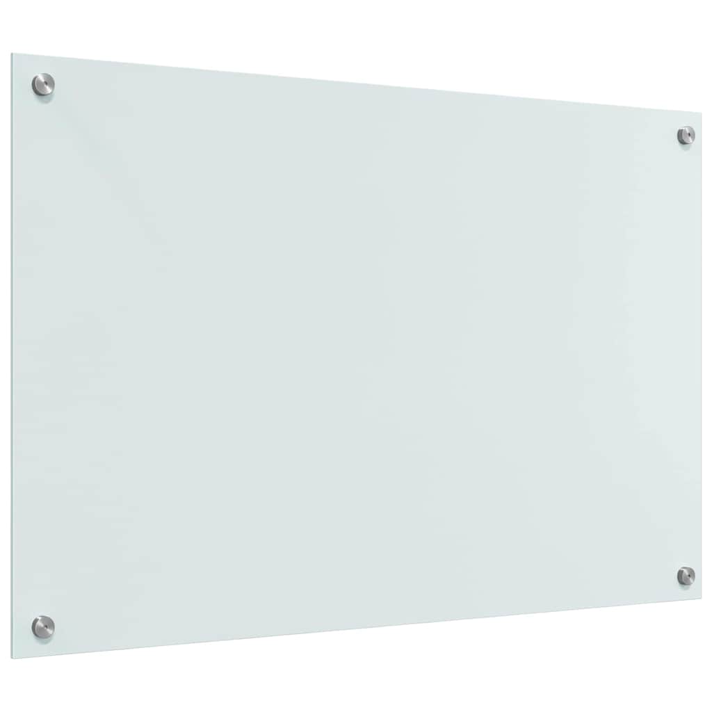 Πίσω Πάνελ Κουζίνας 2 pcs Λευκό 90 x 60 cm σκληρυμένο γυαλί