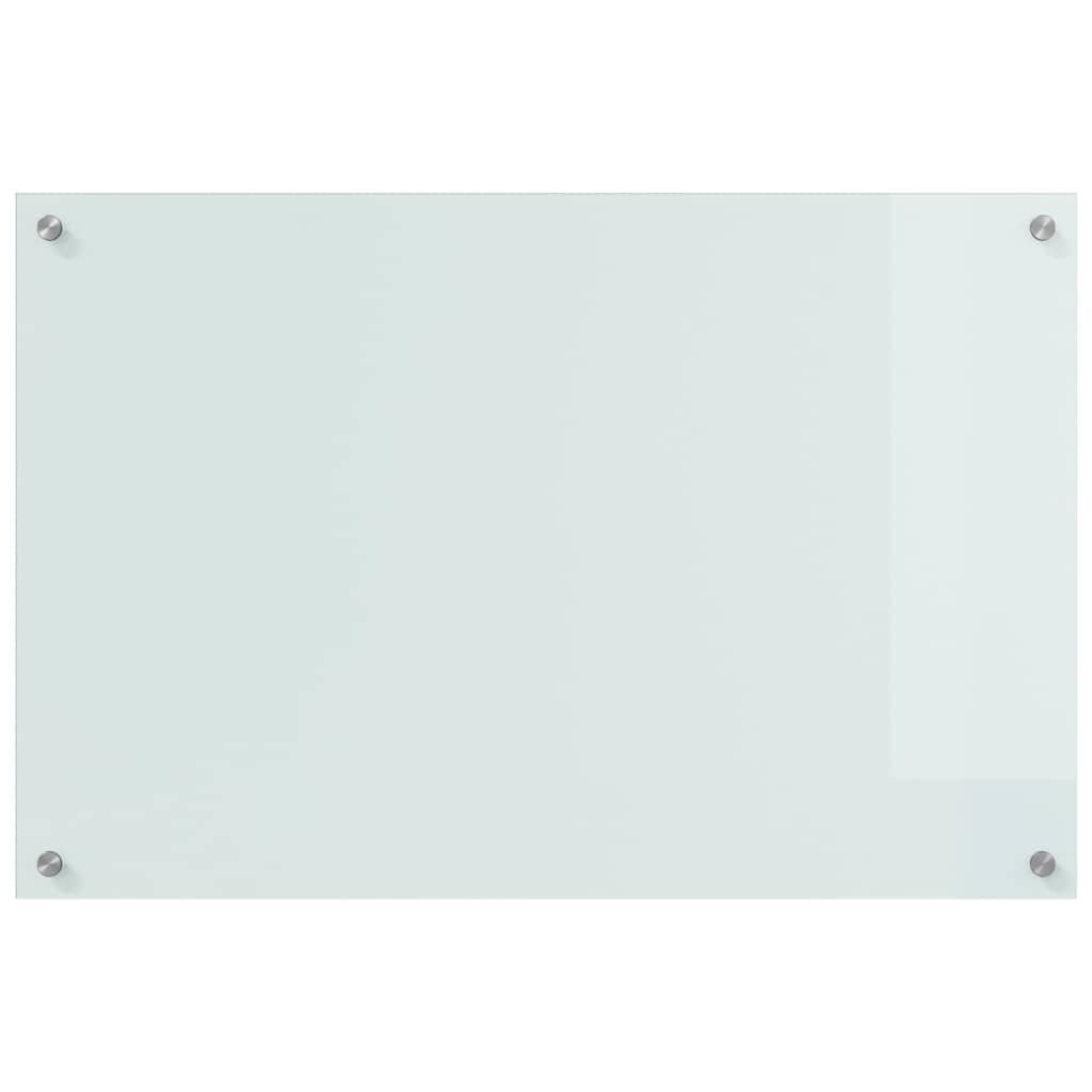 Πίσω Πάνελ Κουζίνας 2 pcs Λευκό 90 x 60 cm σκληρυμένο γυαλί