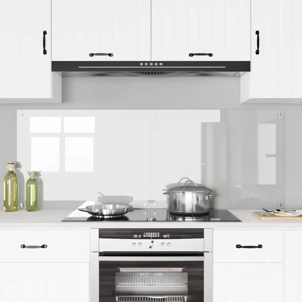 Πλάτη κουζίνας 2 pcs Διαφανές 80 x 60 cm σκληρυμένο γυαλί