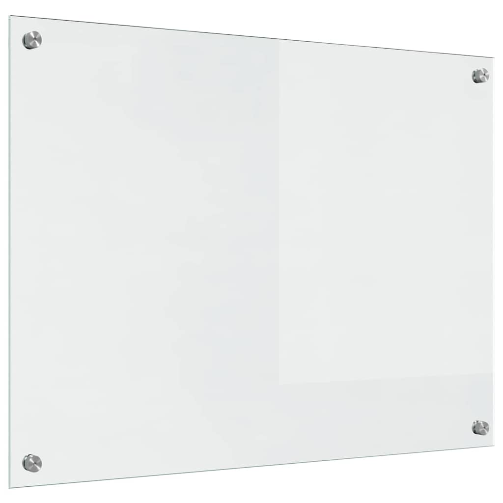 Πλάτη κουζίνας 2 pcs Διαφανές 80 x 60 cm σκληρυμένο γυαλί