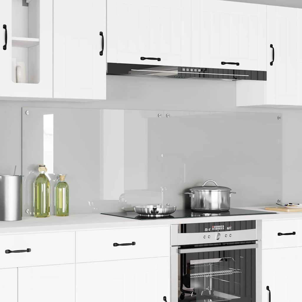 Πλάτη κουζίνας 2 pcs Διαφανές 90 x 60 cm σκληρυμένο γυαλί