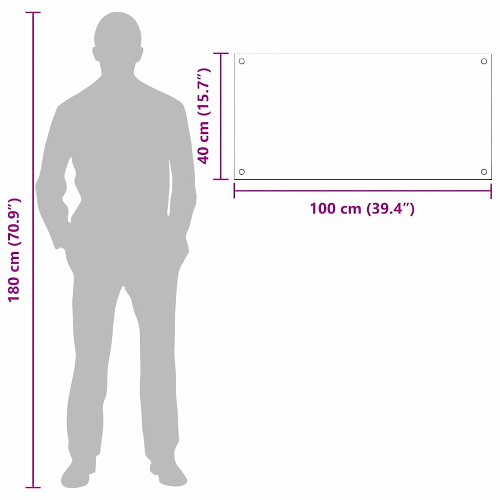 Πλάτη κουζίνας 2 pcs Διαφανές 100 x 40 cm σκληρυμένο γυαλί
