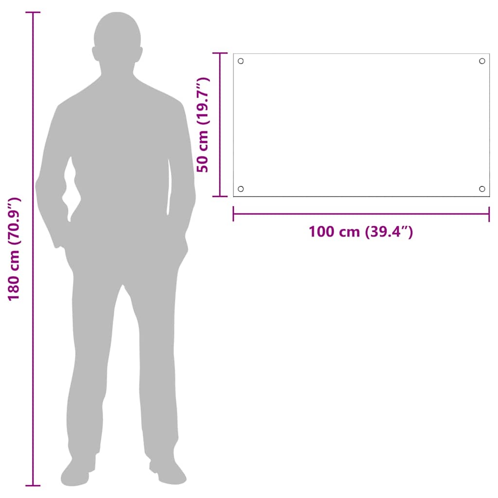 Πλάτη κουζίνας 2 pcs Διαφανές 100 x 50 cm σκληρυμένο γυαλί