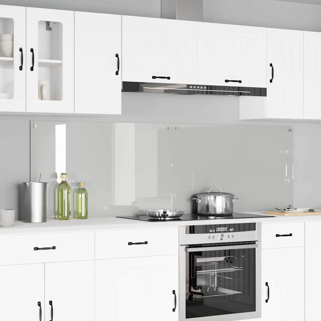 Πλάτη κουζίνας 2 pcs Διαφανές 100 x 60 cm σκληρυμένο γυαλί