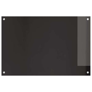 Πλάτη κουζίνας 2 pcs Μαύρο 90 x 60 cm σκληρυμένο γυαλί - Pakobazaar