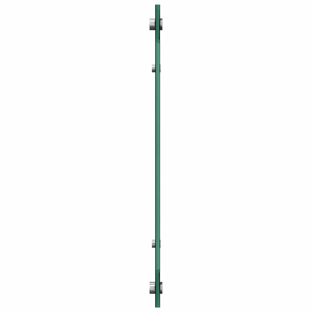 Πλάτη κουζίνας 2 pcs Μαύρο 100 x 50 cm σκληρυμένο γυαλί