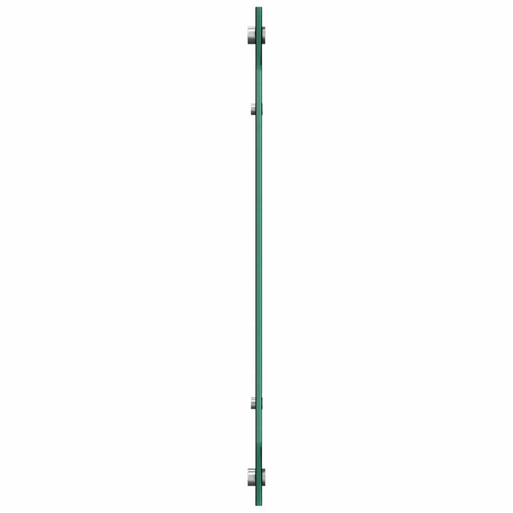 Πλάτη κουζίνας 2 pcs Μαύρο 100 x 60 cm σκληρυμένο γυαλί