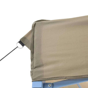 Σκηνή πάρτι pop-up 580 x 292 x 315 εκ. Taupe Ύφασμα Όξφορντ
