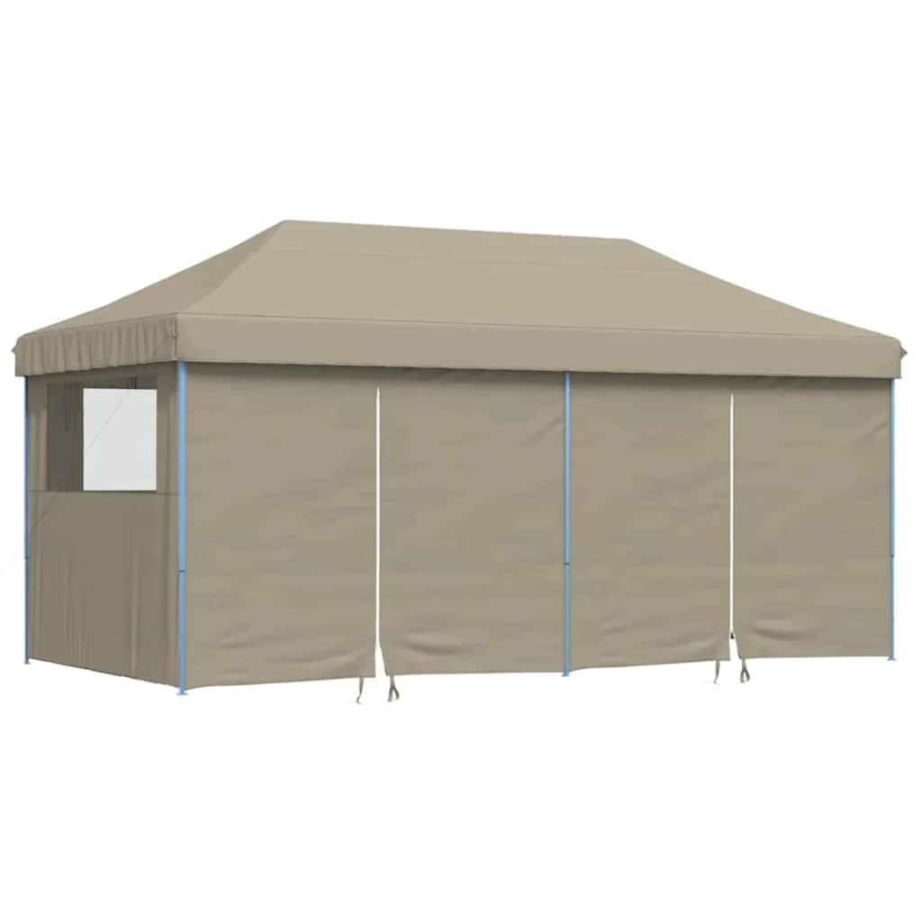 Σκηνή πάρτι pop-up Taupe 580 x 292 x 315 εκ. Ύφασμα Όξφορντ