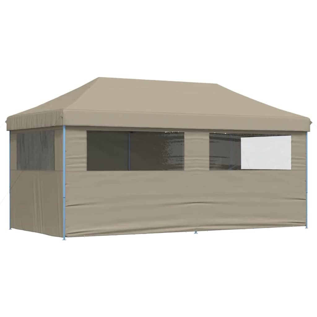 Σκηνή πάρτι pop-up Taupe 580 x 292 x 315 εκ. Ύφασμα Όξφορντ