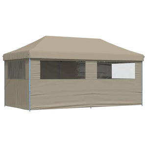 Σκηνή πάρτι pop-up 580 x 292 x 315 εκ. Taupe Ύφασμα Όξφορντ