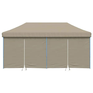 Σκηνή πάρτι pop-up 580 x 292 x 315 εκ. Taupe Ύφασμα Όξφορντ