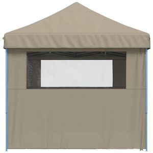 Σκηνή πάρτι pop-up 580 x 292 x 315 εκ. Taupe Ύφασμα Όξφορντ