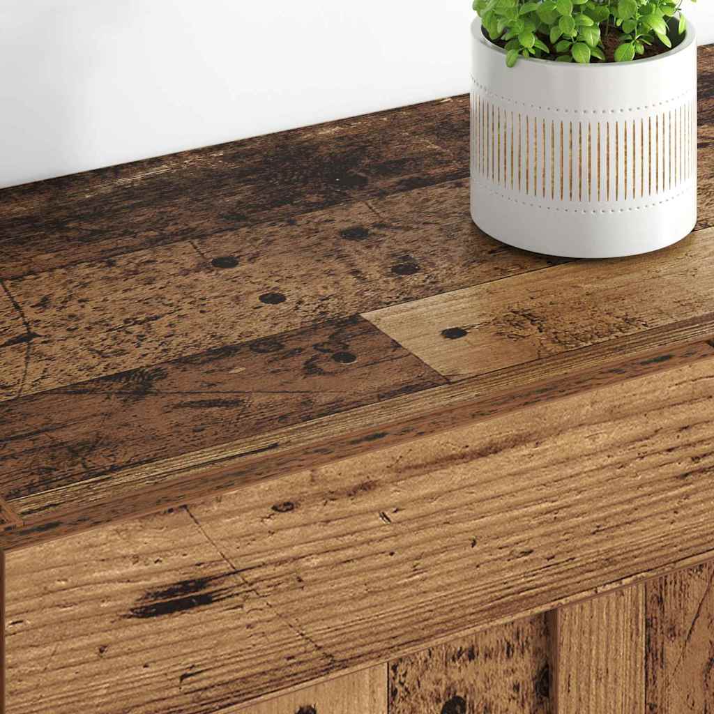 Ντουλάπα τοίχου Επιτοίχιο 2 pcs Παλιό ξύλο 69,5 x 34 x 90 εκ.