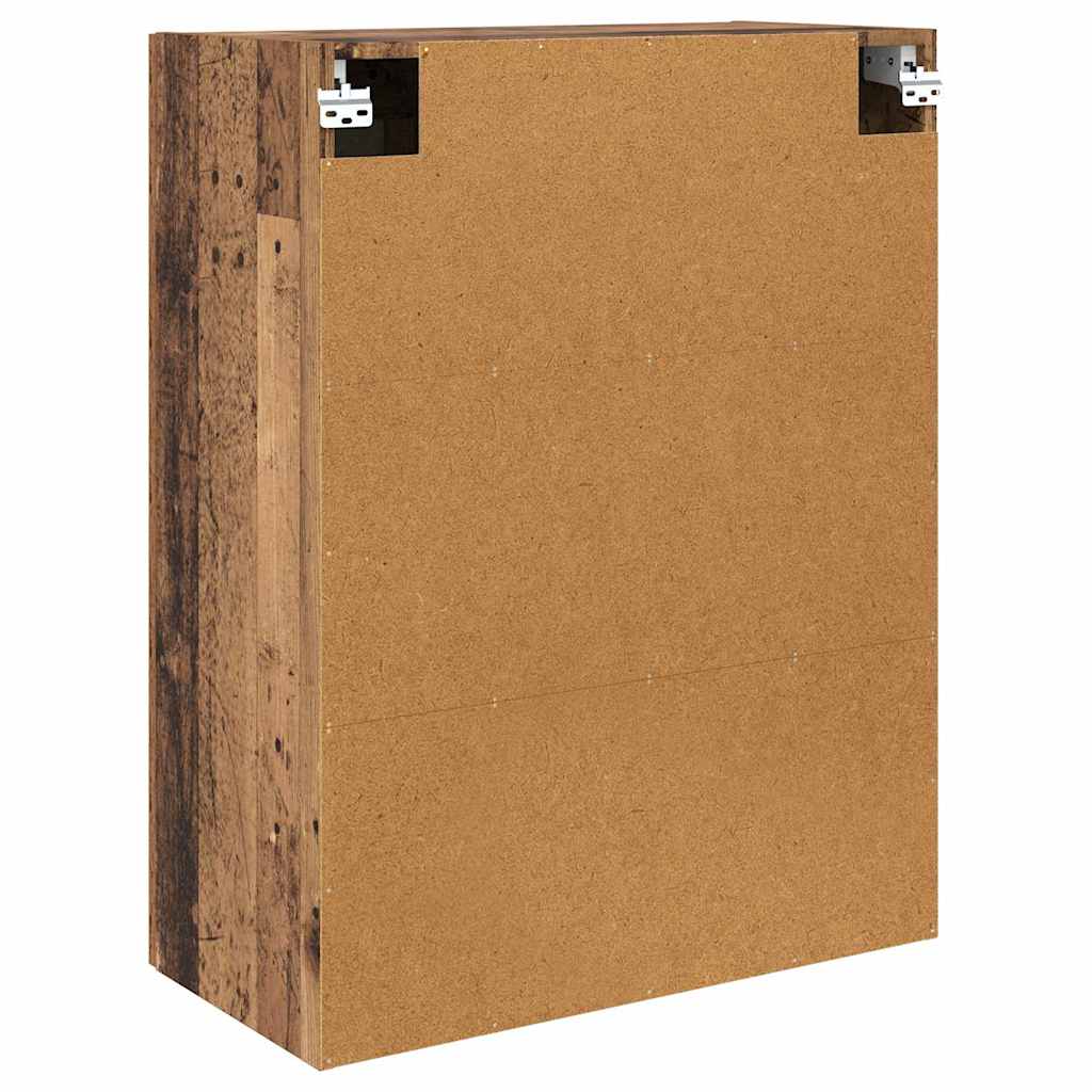 Ντουλάπα τοίχου Επιτοίχιο 2 pcs Παλιό ξύλο 69,5 x 34 x 90 εκ.