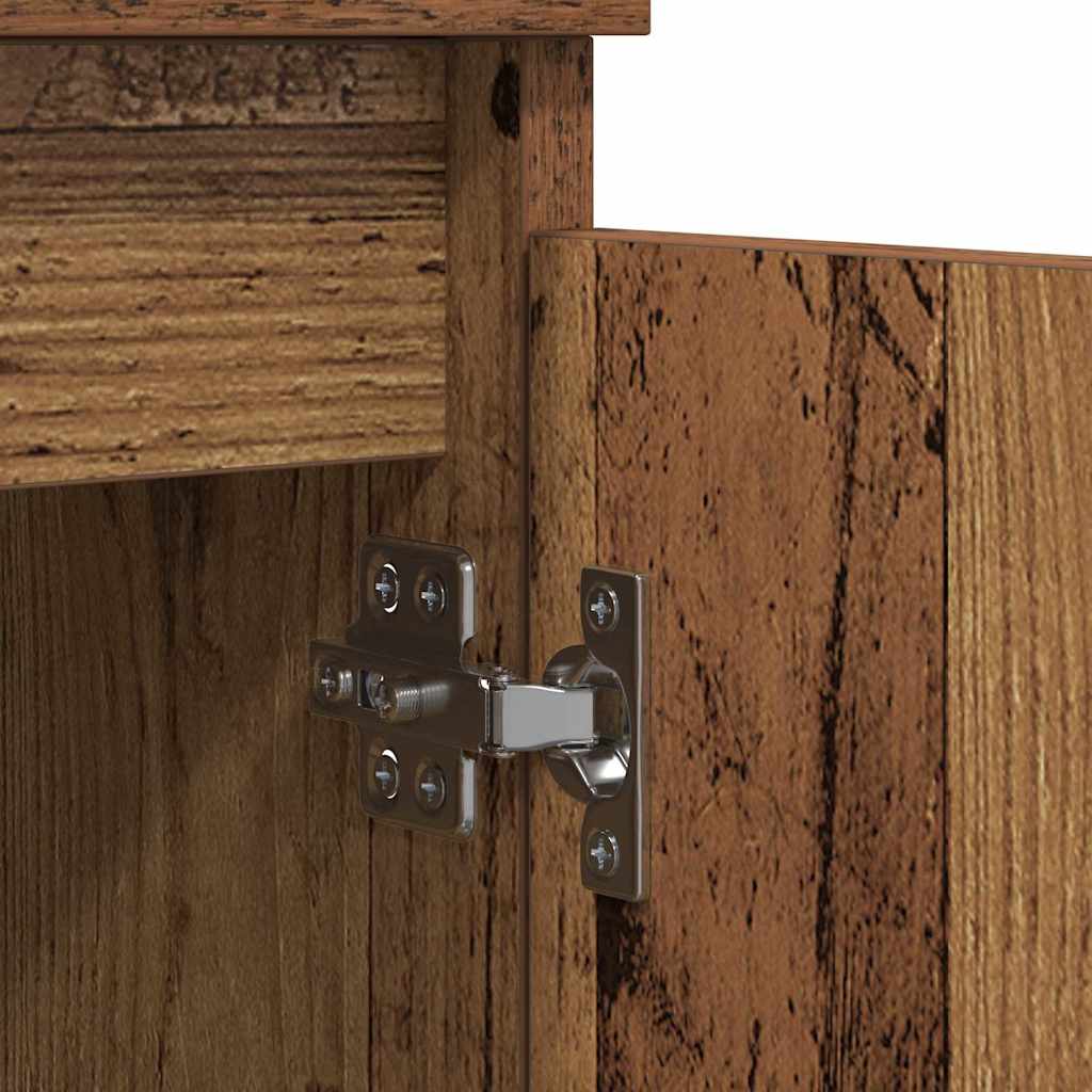 Παραδοσιακά Πλευρικά Έπιπλα 3 pcs Παλιό Ξύλο 60 x 35 x 70 cm
