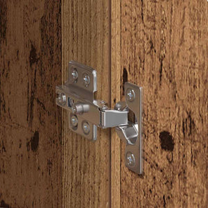 Ντουλάπα τοίχου Επιτοίχιο 2 pcs Παλιό ξύλο 69,5 x 34 x 90 εκ. - Pakobazaar