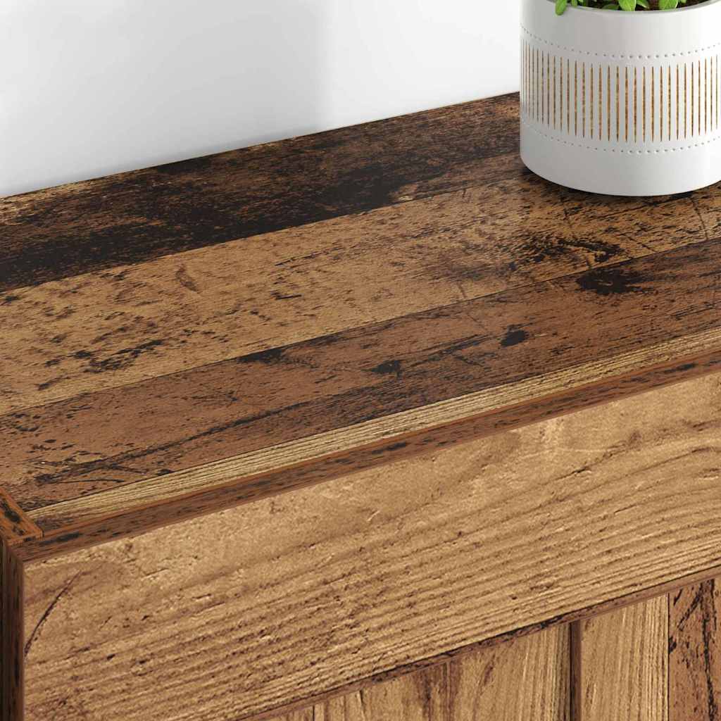 Ντουλάπα τοίχου Επιτοίχιο 2 pcs Παλιό ξύλο 69,5 x 34 x 90 εκ. - Pakobazaar