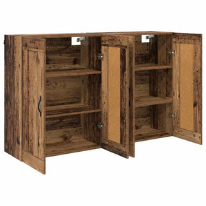 Ντουλάπα τοίχου Επιτοίχιο 2 pcs Παλιό ξύλο 69,5 x 34 x 90 εκ. - Pakobazaar