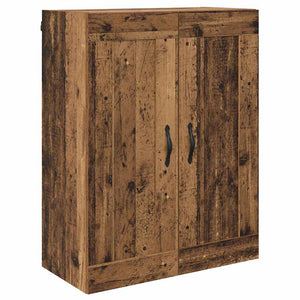 Ντουλάπα τοίχου Επιτοίχιο 2 pcs Παλιό ξύλο 69,5 x 34 x 90 εκ. - Pakobazaar