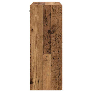 Ντουλάπα τοίχου Επιτοίχιο 2 pcs Παλιό ξύλο 69,5 x 34 x 90 εκ. - Pakobazaar