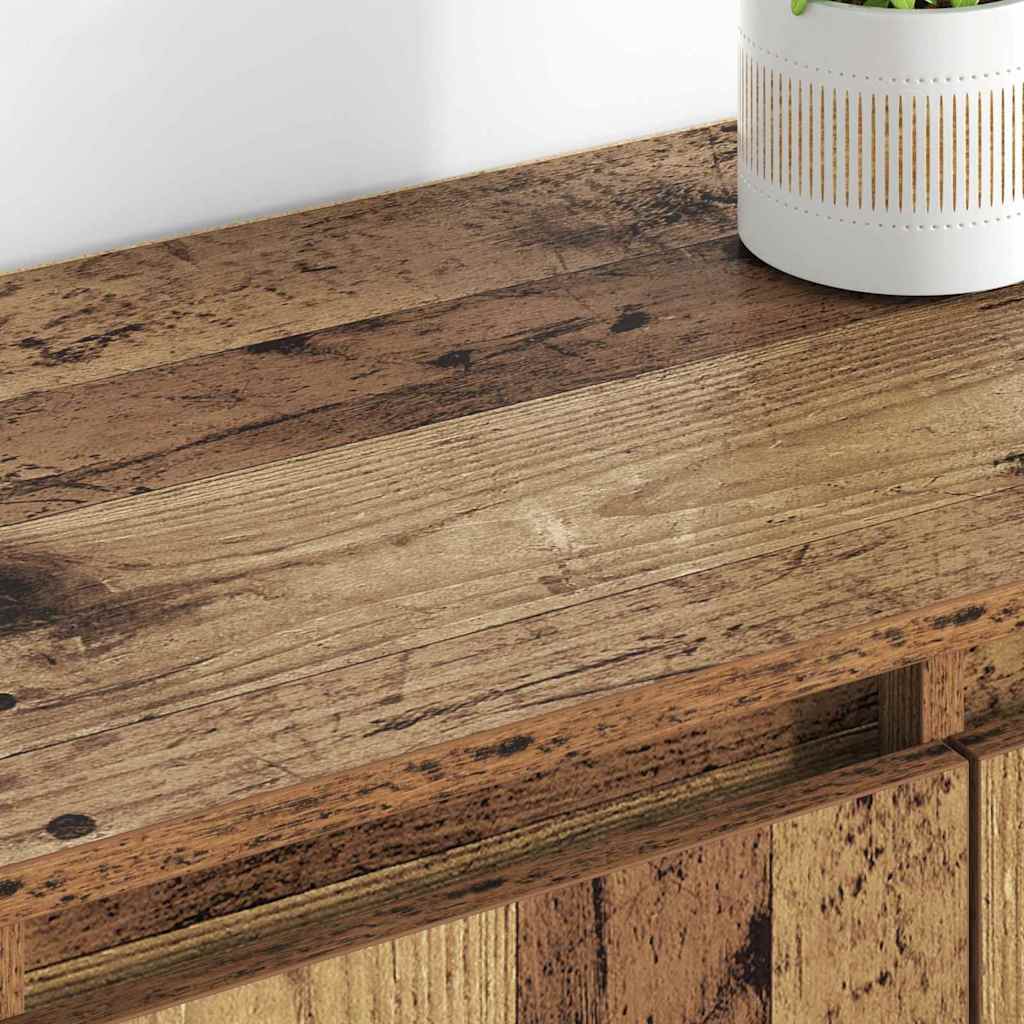 Παραδοσιακά Πλευρικά Έπιπλα 2 pcs Παλιό Ξύλο 60 x 35 x 70 cm