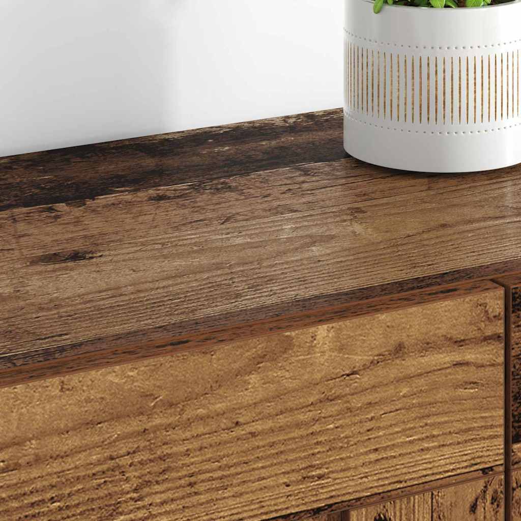 Ντουλάπα τοίχου Επιτοίχιο 2 pcs Παλιό ξύλο 69,5 x 34 x 90 εκ.