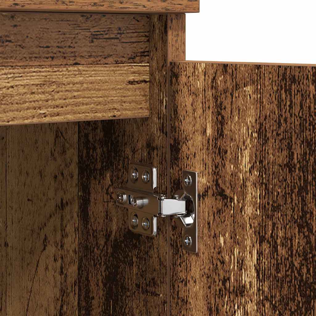 Παραδοσιακά Πλευρικά Έπιπλα 3 pcs Παλιό Ξύλο 60 x 35 x 70 cm