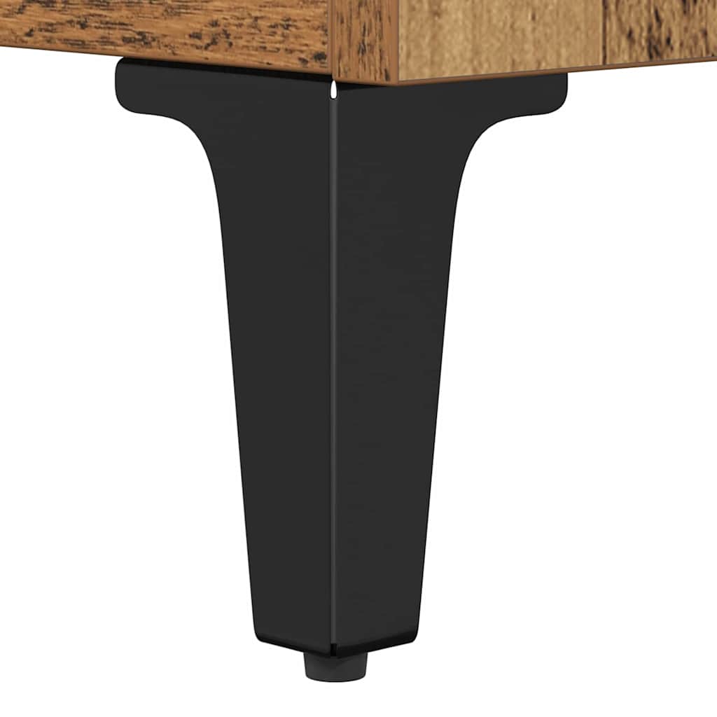 Παραδοσιακά Πλευρικά Έπιπλα 3 pcs Παλιό Ξύλο 60 x 35 x 70 cm