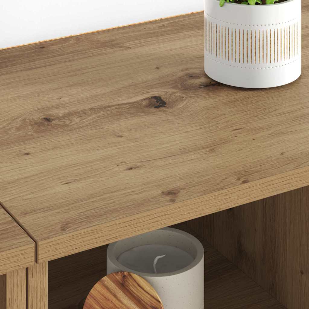 Παραδοσιακά Πλευρικά Έπιπλα 2 pcs Artisan Oak 60 x 35 x 70 cm