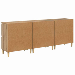 Παραδοσιακά Πλευρικά Έπιπλα 3 pcs Artisan Oak 60 x 35 x 70 cm - Pakobazaar