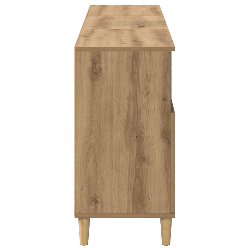 Παραδοσιακά Πλευρικά Έπιπλα 3 pcs Artisan Oak 60 x 35 x 70 cm