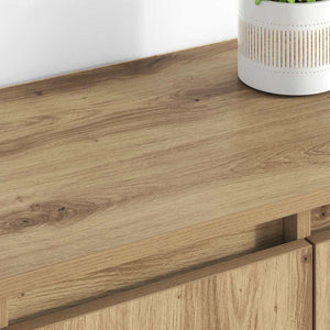 Παραδοσιακά Πλευρικά Έπιπλα 2 pcs Artisan Oak 60 x 35 x 70 cm - Pakobazaar