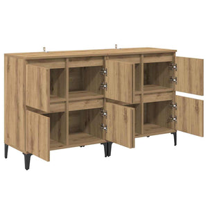 Παραδοσιακά Πλευρικά Έπιπλα 2 pcs Artisan Oak 60 x 35 x 70 cm - Pakobazaar