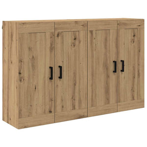Ντουλάπα τοίχου 2 τμχ. Artisan Oak 69,5 x 34 x 90 εκ. - Pakobazaar