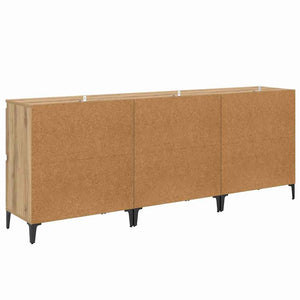 Παραδοσιακά Πλευρικά Έπιπλα 3 pcs Artisan Oak 60 x 35 x 70 cm - Pakobazaar
