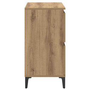 Παραδοσιακά Πλευρικά Έπιπλα 3 pcs Artisan Oak 60 x 35 x 70 cm - Pakobazaar