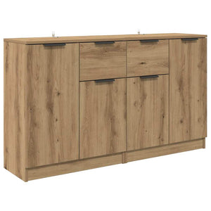 Παραδοσιακά Πλευρικά Έπιπλα 2 τμχ. Artisan Oak 60 x 30 x 70 εκ.
