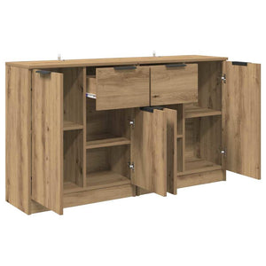 Παραδοσιακά Πλευρικά Έπιπλα 2 τμχ. Artisan Oak 60 x 30 x 70 εκ.
