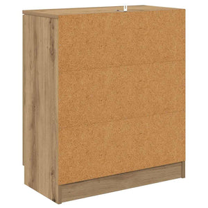 Παραδοσιακά Πλευρικά Έπιπλα 2 τμχ. Artisan Oak 60 x 30 x 70 εκ.