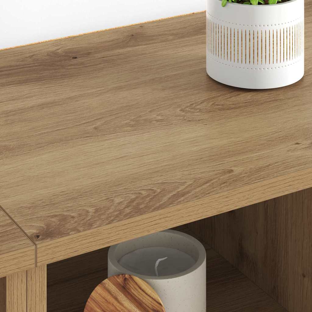 Παραδοσιακά Πλευρικά Έπιπλα 2 pcs Artisan Oak 60 x 35 x 70 cm