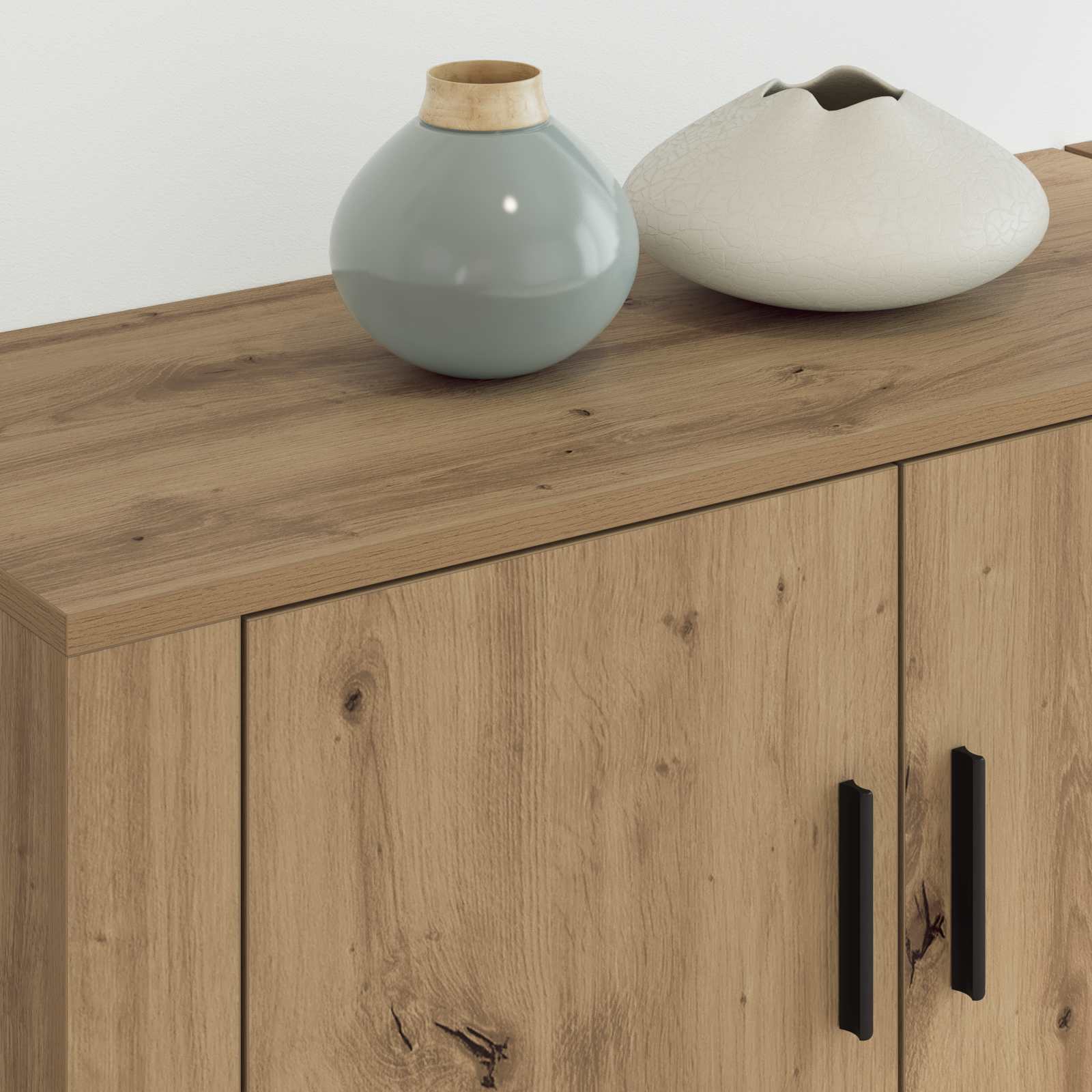 Σετ Βαθμιδωτών Ντουλαπιών Τηλεόρασης 2 pcs Artisan Oak - Pakobazaar