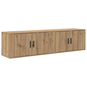 Σετ Βαθμιδωτών Ντουλαπιών Τηλεόρασης 2 pcs Artisan Oak - Pakobazaar