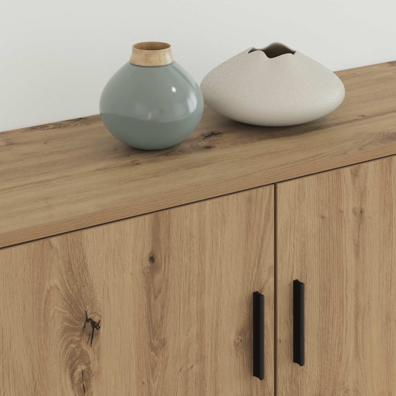 Σετ Βαθμιδωτών Ντουλαπιών Τηλεόρασης 2 pcs Artisan Oak