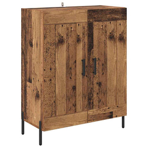 Highboard 2 τμχ. Παλιό Ξύλο 69,5 x 34 x 180 εκ.
