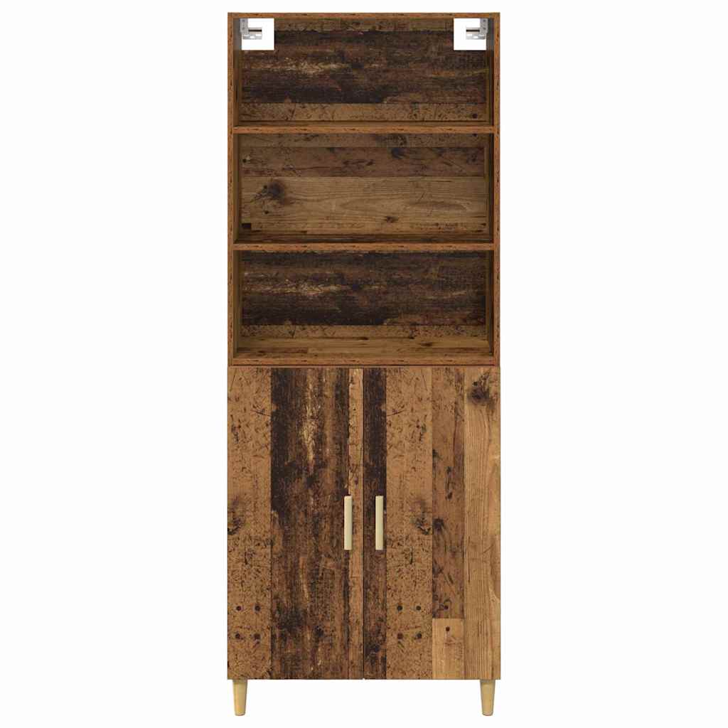 Highboard Παλιό Ξύλο 69,5 x 32,5 x 180 εκ Επεξεργασμένο ξύλο - Pakobazaar