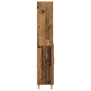 Highboard Παλιό Ξύλο 69,5 x 32,5 x 180 εκ Επεξεργασμένο ξύλο - Pakobazaar