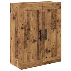 Highboard 2 τμχ. Παλιό ξύλο 69,5 x 34 x 180 εκ.